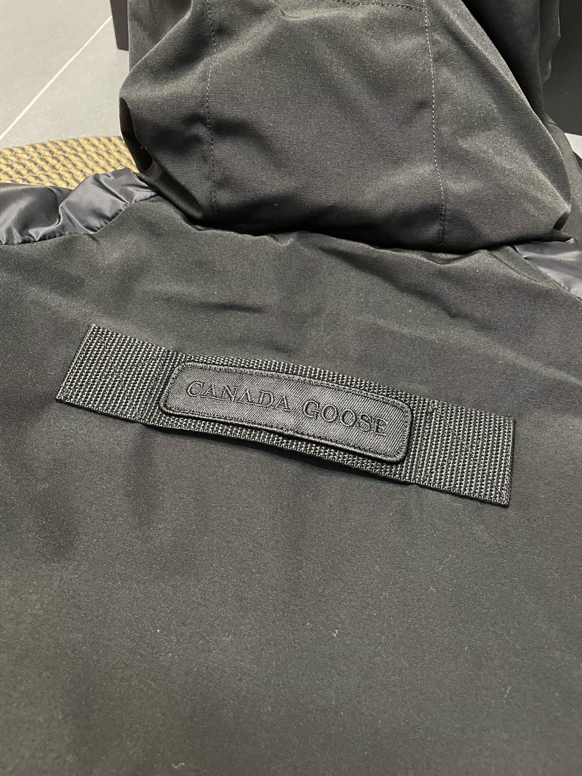 Black and White Puffer Jacket - Men's