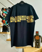 Navy Cotton Graphic Short-Sleeve - Men's