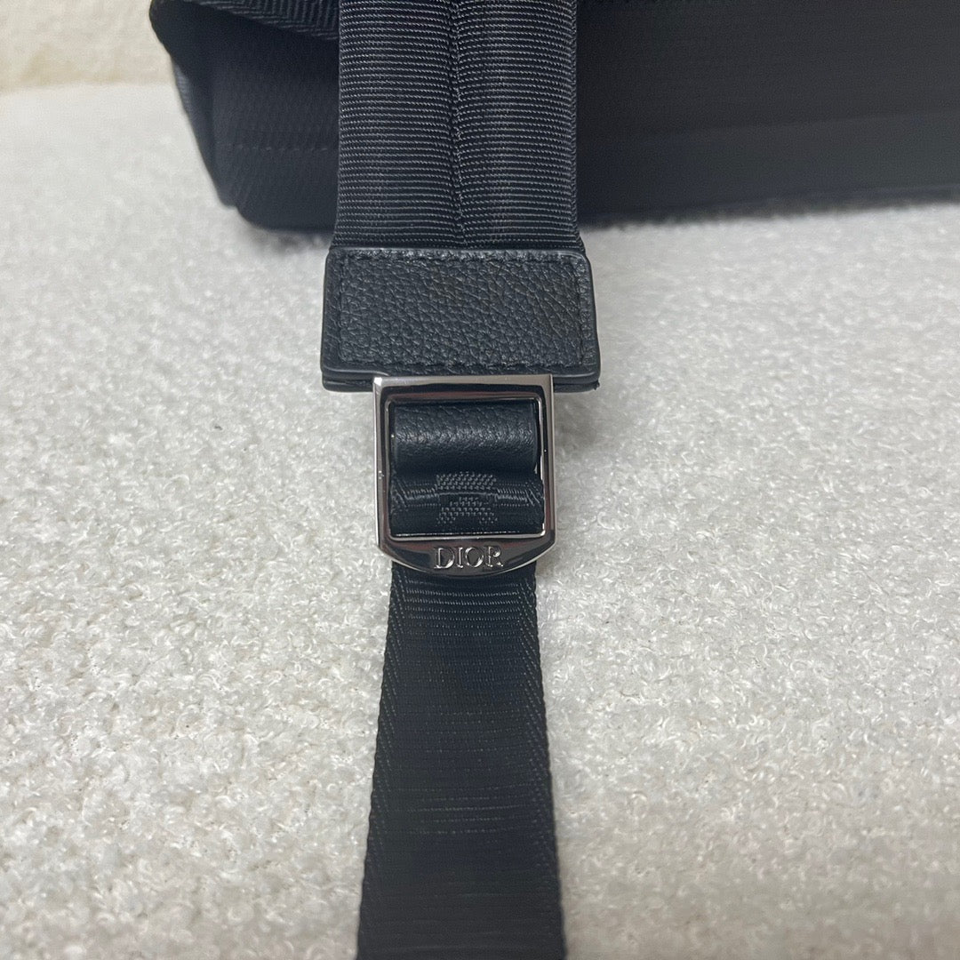 Classic Oblique Black Backpack