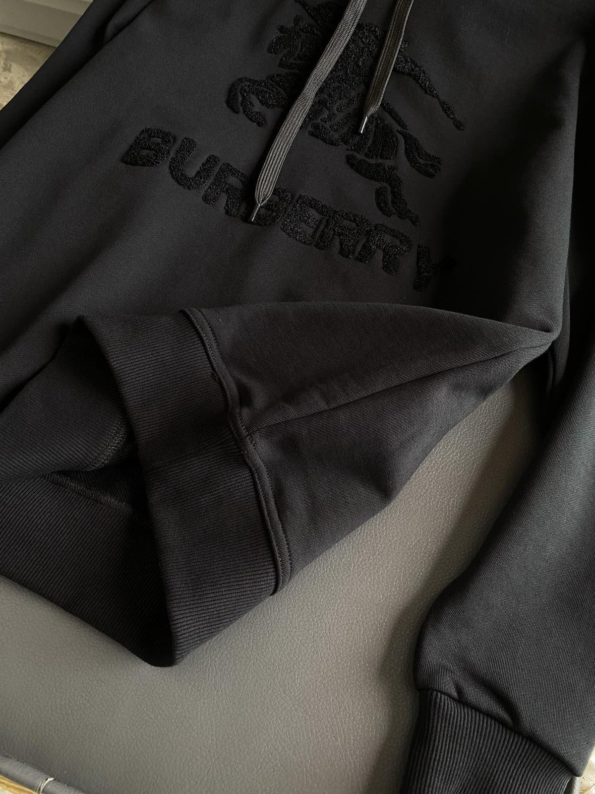 Tonal Embroidered Hoodie - Men's