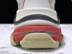 Triple S Cream Red and Navy Sneakers