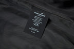 Black Wool Striped Trim Varsity - Men's