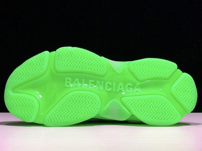 Triple S Neon Green Sneakers