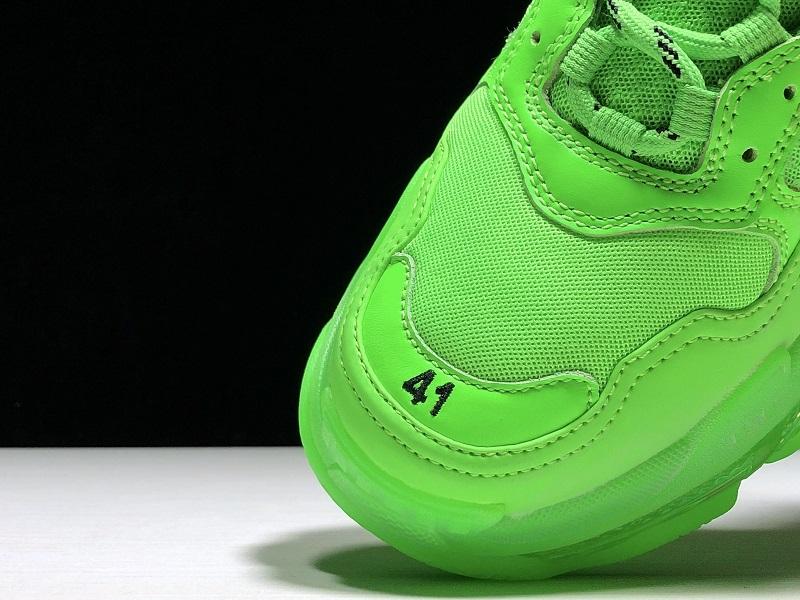 Triple S Neon Green Sneakers