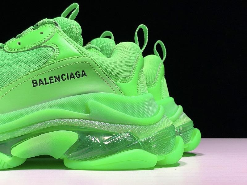 Triple S Neon Green Sneakers