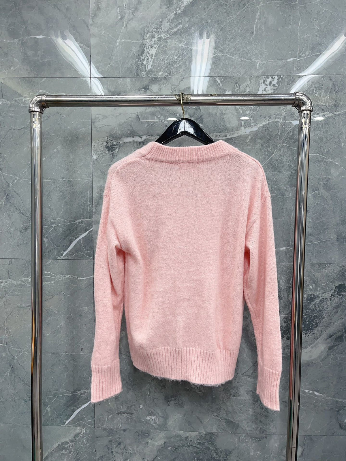 Light Blue and Pink Sweater - Men's