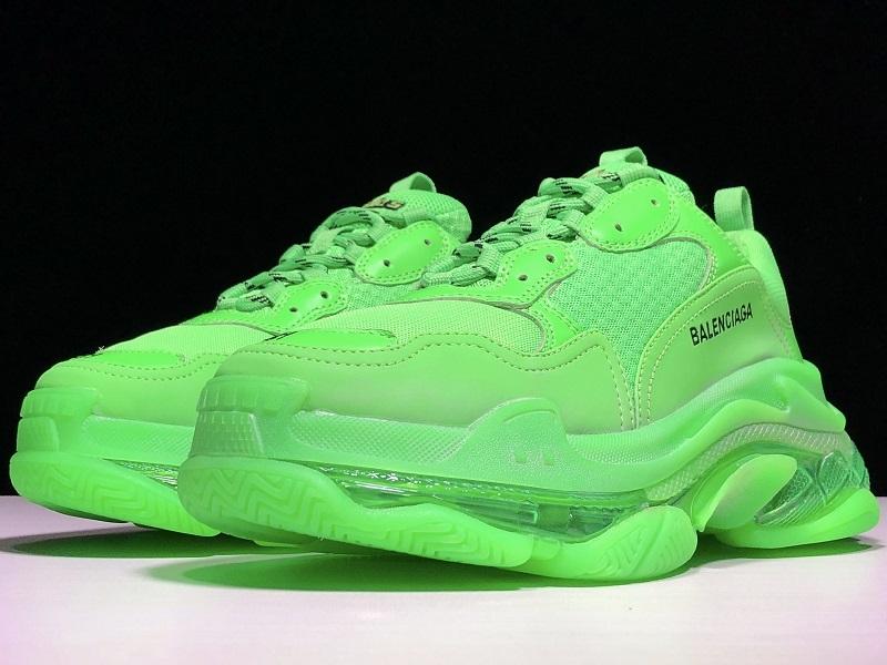 Triple S Neon Green Sneakers