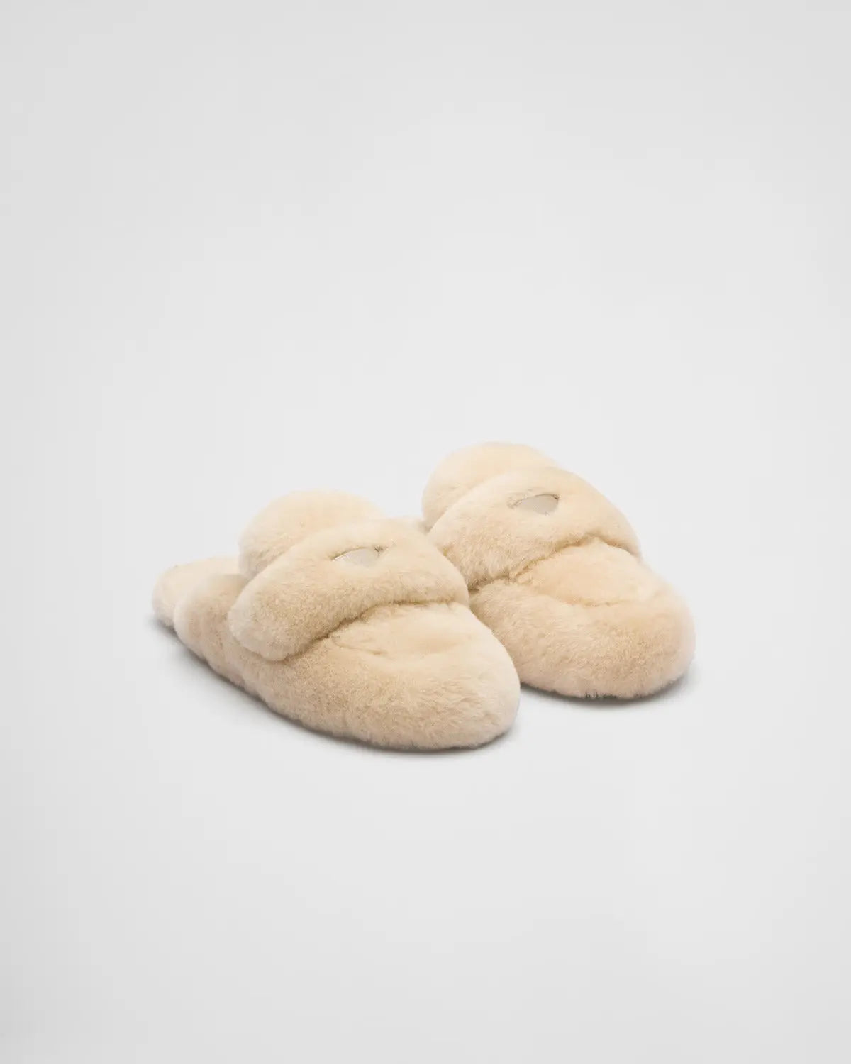 Shearling mules – these mules with a hybrid design enhance duality concept that is fundamental for the – LUX VERSE Luxury Designer Fashion Outlet