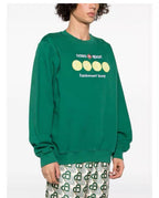 Navy Cotton Ball Graphic Crewneck - Men's