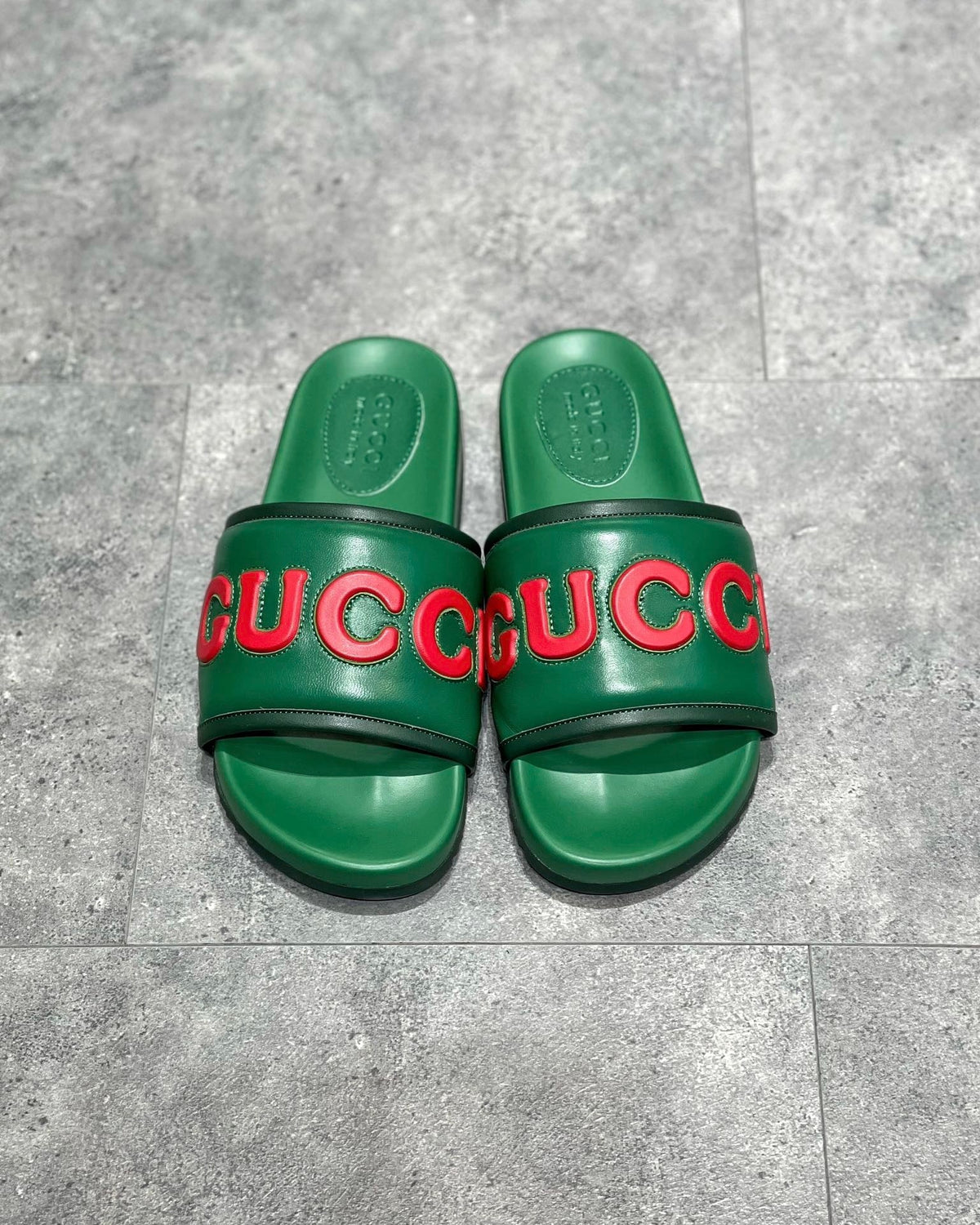 Black and Green Slides
