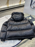 Black Puffer Jacket - Men's
