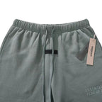 Brown Cotton Logo Drawstring - Men's