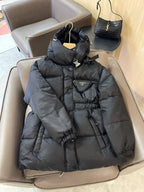 Black Puffer Jacket - Women's