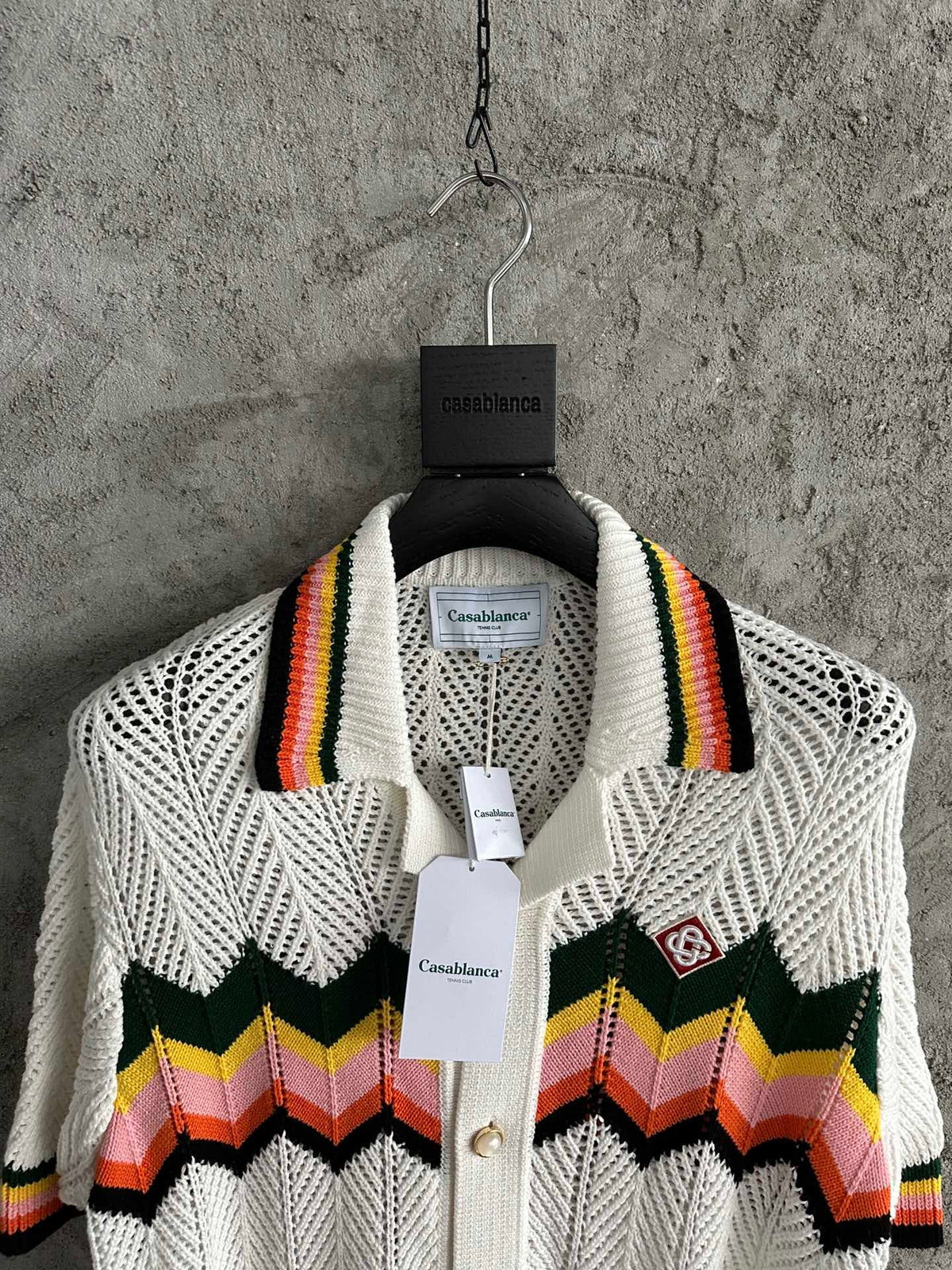 Chevron Knit Shirt - Men's