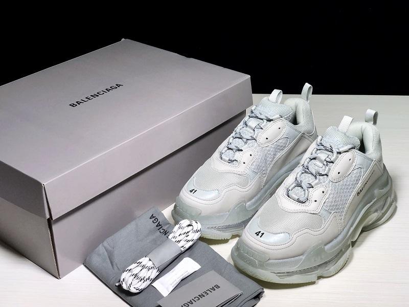 Triple S White Translucent Sneakers