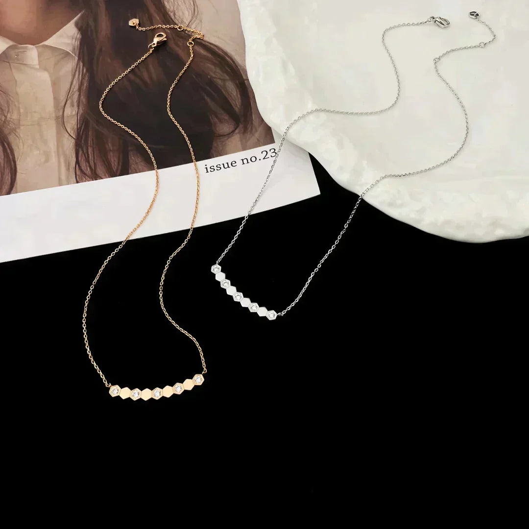 Bee My Love Diamond Necklace – LUX VERSE Luxury Designer Fashion Outlet