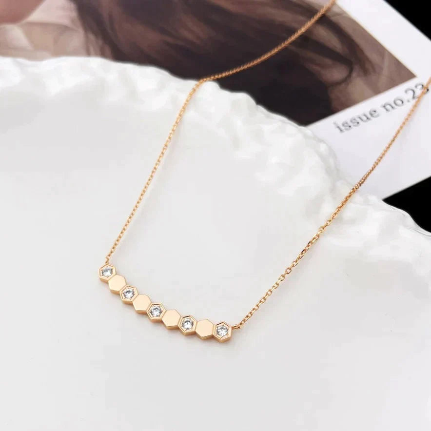 Bee My Love Diamond Necklace – LUX VERSE Luxury Designer Fashion Outlet