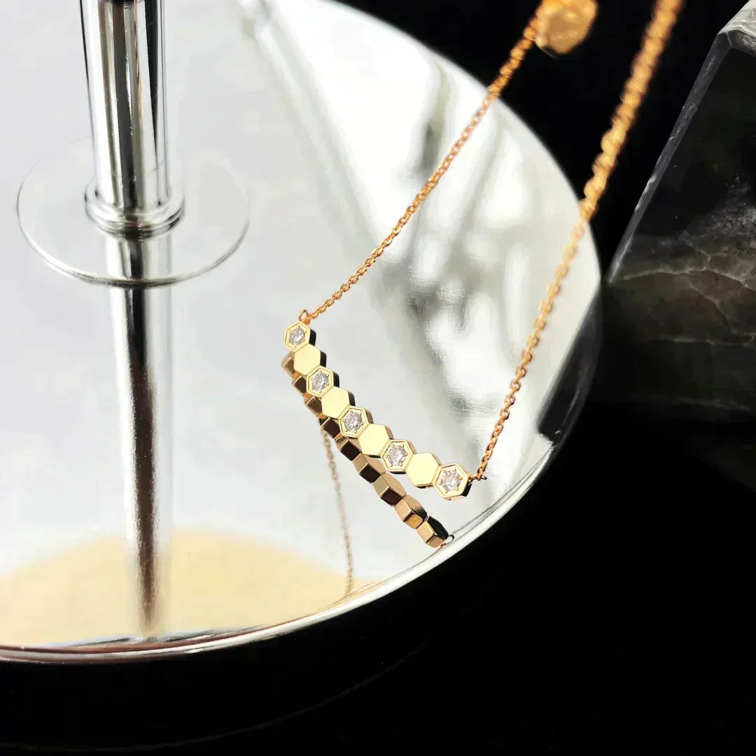Bee My Love Diamond Necklace – LUX VERSE Luxury Designer Fashion Outlet