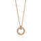 T TRUE DIAMOND PAVED NECKLACE