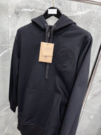 Navy Cotton Plain Zip-Through - Men's