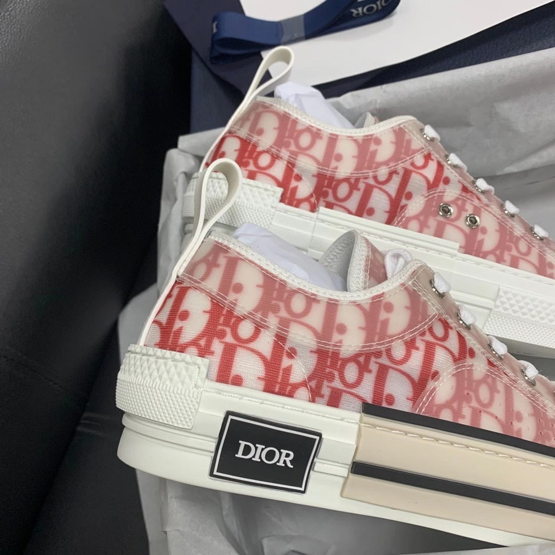 B23 Low Red Oblique Sneakers