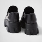 Brushed leather Monolith loafers – the Monolith loafers made of iconic and elegant brushed leather reinterpret – LUX VERSE Luxury Designer Fashion Outlet