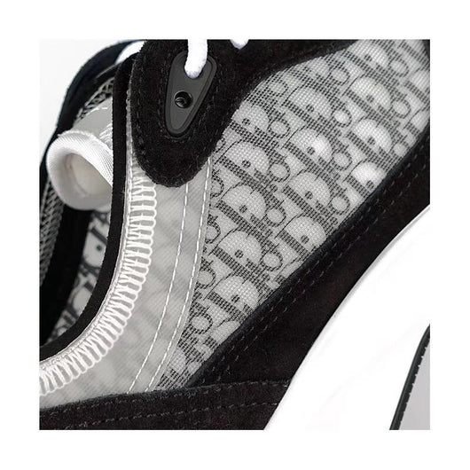 Black Mesh Colourblock Runner - Men's
