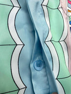 Architectural Print Silk Shirt - Men's