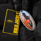 Black and Grey Puffer Jacket - Men's