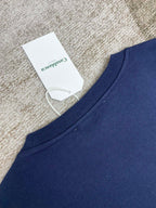 Navy Cotton Arch Graphic Crewneck - Men's
