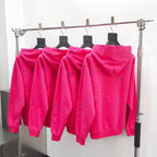 Pink Cotton Web Graphic Pullover - Men's