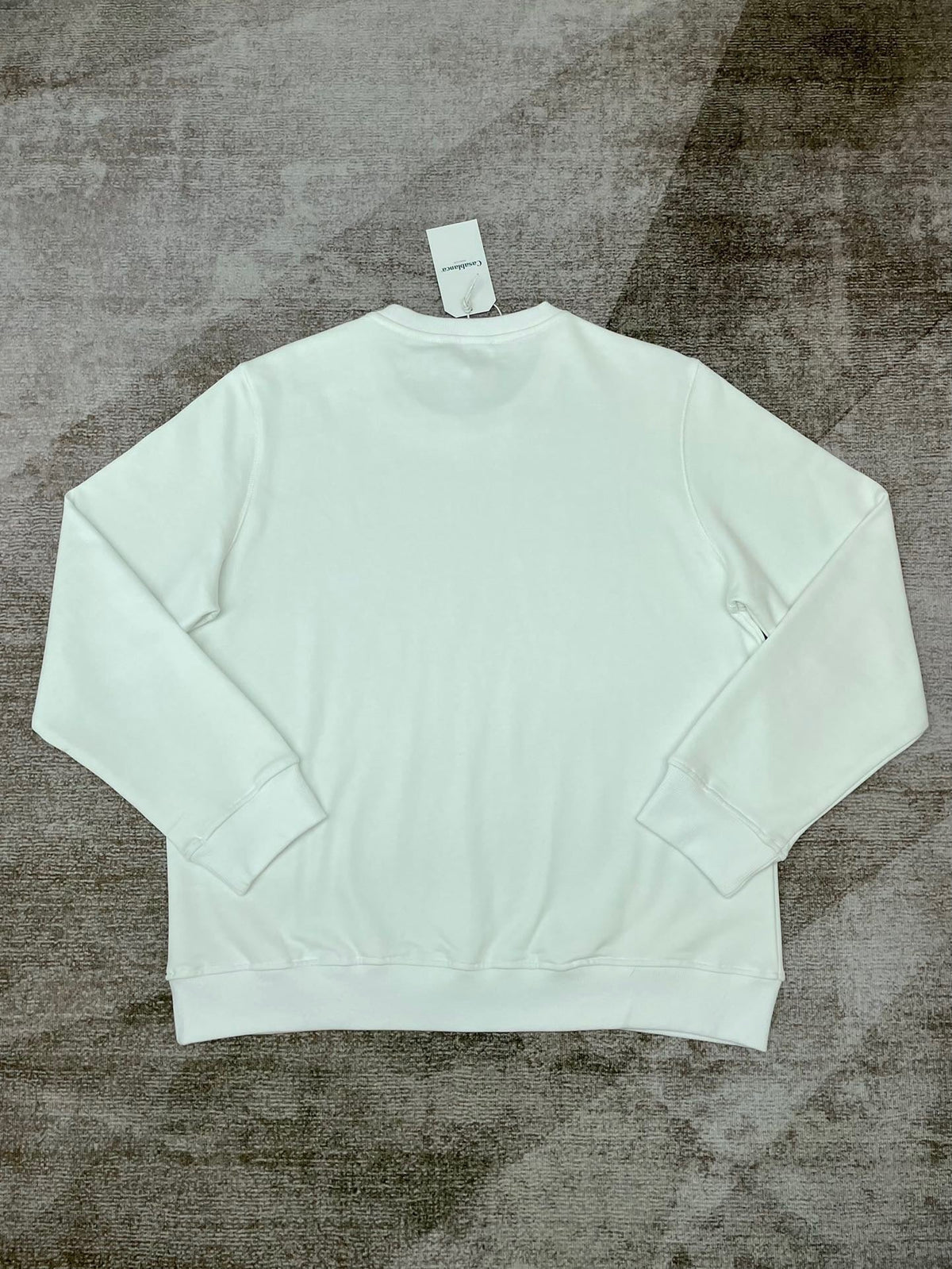 Green Cotton Rainbow Graphic Crewneck - Men's