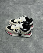 White Mesh Colourblock Chunky - Women's