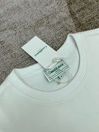 Green Cotton Tennis Graphic Crewneck - Men's
