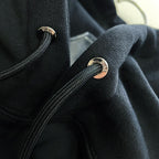 Navy Cotton Tonal Pullover - Men's