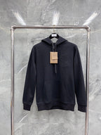 Navy Cotton Plain Zip-Through - Men's