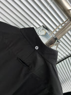 Blue Cotton Oxford Long-Sleeve - Men's