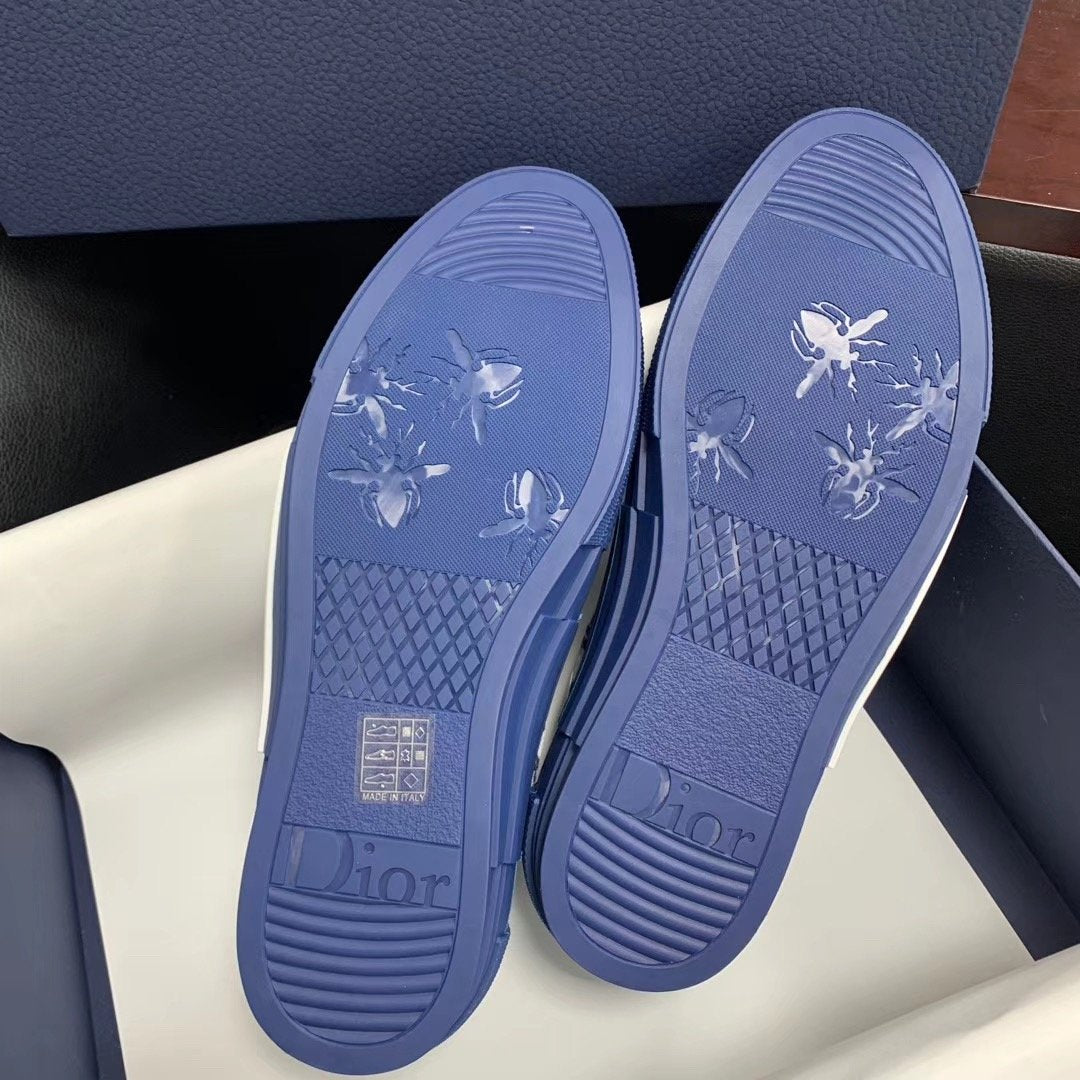 B23 Low Blue Oblique Sole Sneakers