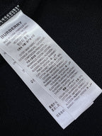 Navy Cotton Label Patch Crewneck - Men's