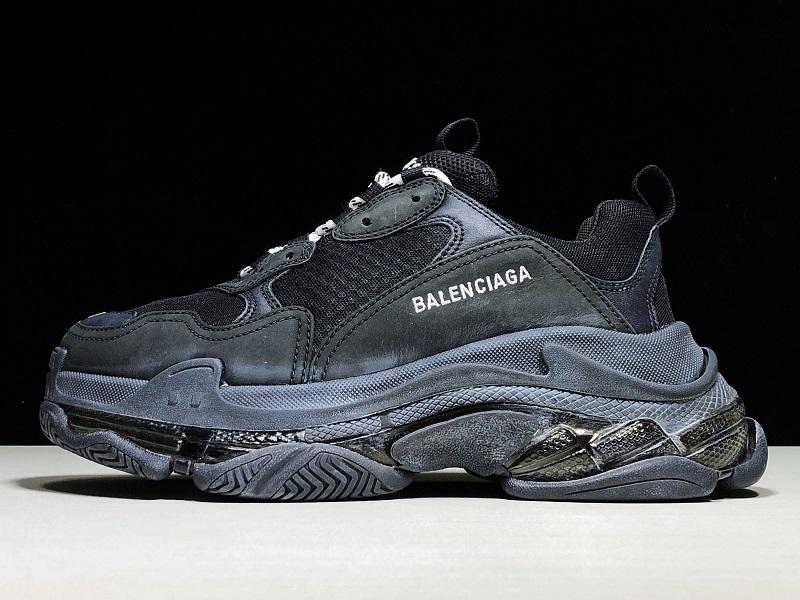 Triple S Black Sneakers
