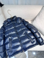 Blue Puffer Jacket - Men's