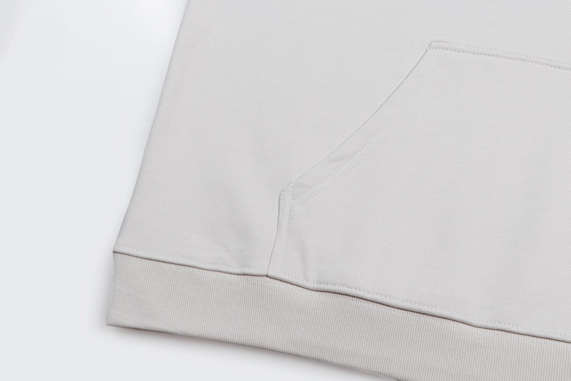 Black Cotton Tonal Graphic Pullover - Men's