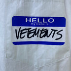 Navy Cotton Plain Long-Sleeve - Men's
