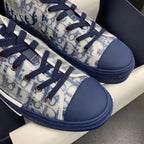 B23 Low Blue Oblique Sole Sneakers