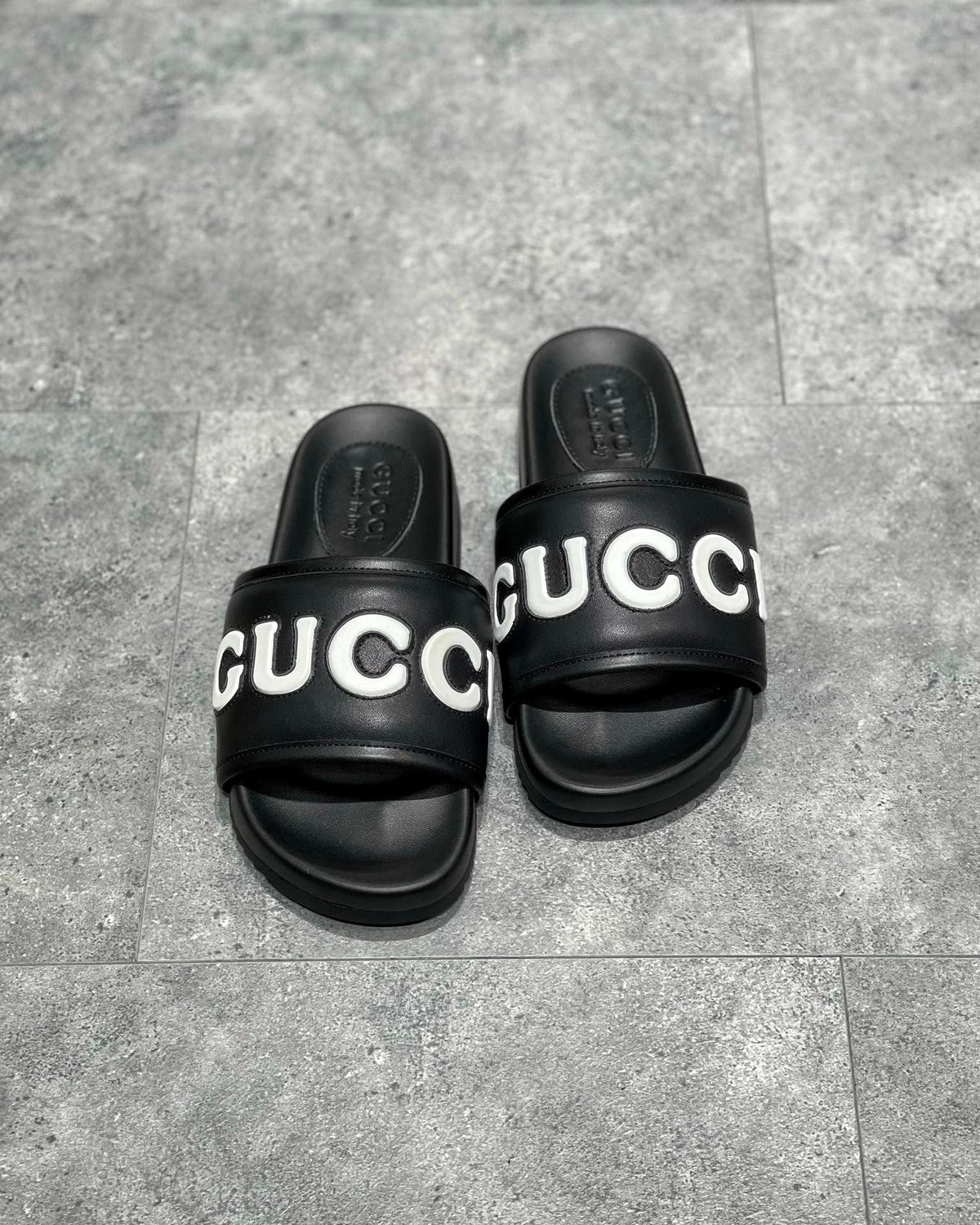 Black and Green Slides