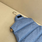 Blue Nylon Quilted Gilet - Men's