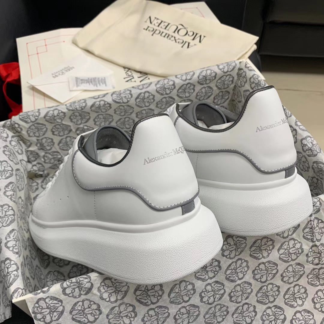 Oversized Silver Reflective Sneakers