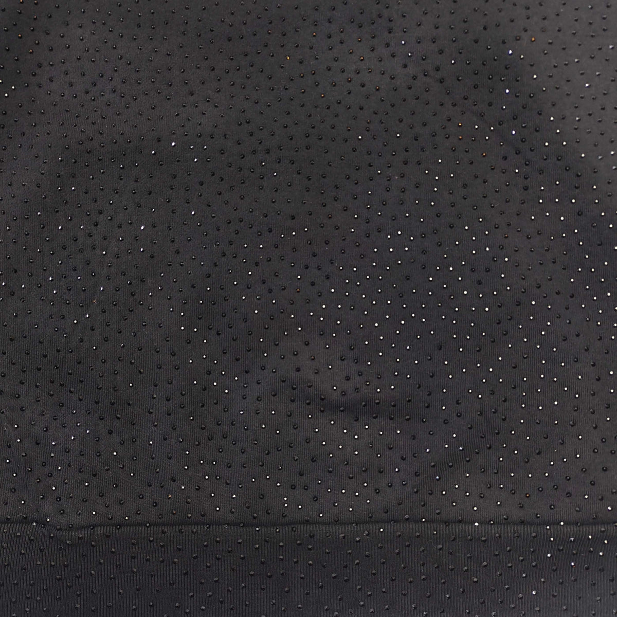 Black Cotton Embellished Pullover - Men's