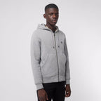 Navy Cotton Logo Zip-Through - Men's