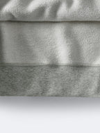 Grey Cotton Logo Pullover - Men's